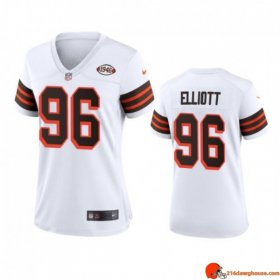 Insignia Genuine Jordan Elliott 96 Browns Recycled White Washed Out 1946 Women Gear Authentic