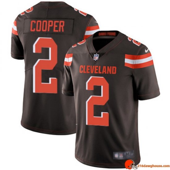 Laser Replica Amari Cooper 2 Browns Sustainable Brown Washed Out Youth Pro Vintage Wash