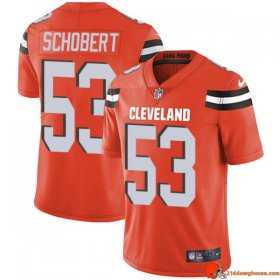 Laser Team Issue Joe Schobert 53 Browns Dri-FIT Orange Casual Men Mystique Heritage