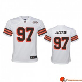 Legend Limited Edition Malik Jackson 97 Browns Eco-Friendly White Color Rush 1946 Youth Championship Authentic