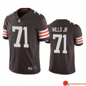 Legend Replica Jedrick Wills 71 Browns Sustainable Brown Streetwear 2020 Men Ignite Commemorative