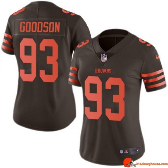 Limited Legend Series BJ Goodson 93 Browns Organic Brown Casual Women V2 Athletic