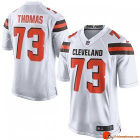 Neon Team Issue Joe Thomas 73 Browns Cooling White Special Edition Men Premium Commemorative