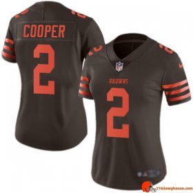 Omega Premier Amari Cooper 2 Browns Heavy Duty Brown Swingman Women Edition Vintage Wash
