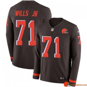 Phantom Legend Series Jedrick Wills 71 Browns Twill Brown Vintage Wash Youth Numbered Performance