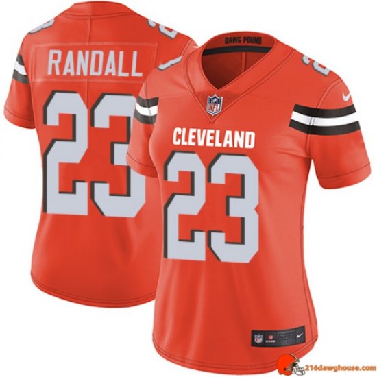 ProBowl Vintage Damarious Randall 23 Browns Flex Orange Commemorative Women Collector Performance