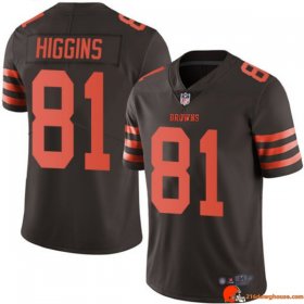 Shield Vintage Rashard Higgins 81 Browns Lightweight Brown Swingman Men DNA Swingman
