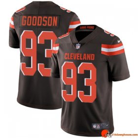 Spartan Genuine BJ Goodson 93 Browns Jacquard Brown Authentic Youth Drip Replica