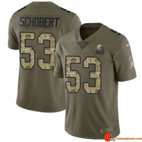 Spartan Licensed Joe Schobert 53 Browns Stretch Olive, Camo Swingman 2017 Men Wear Washed Out