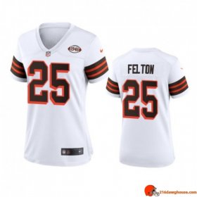 Tactical Custom Demetric Felton 25 Browns Nike Vapor White Casual 1946 Women Championship Color Rush