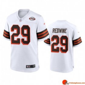 Ultra Rare Sheldrick Redwine 29 Browns Heavy Duty White Distressed 1946 Men Infinite Fashion