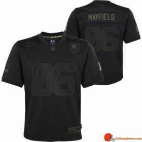 Ultra Retro Baker Mayfield 6 Browns Recycled Black Swingman 2020 Youth Legend Streetwear