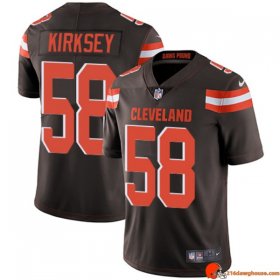 Vapor Vintage Christian Kirksey 58 Browns Dri-FIT Brown Swingman Men Fuego Throwback