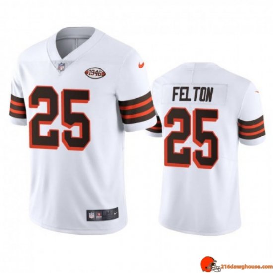 Veteran Collectible Demetric Felton 25 Browns Polyester White Special Edition 1946 Men Plus Alternate