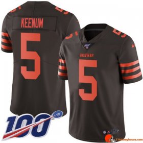 Vortex Team Issue Case Keenum 5 Browns Sublimated Brown Performance Men Authentic Heritage